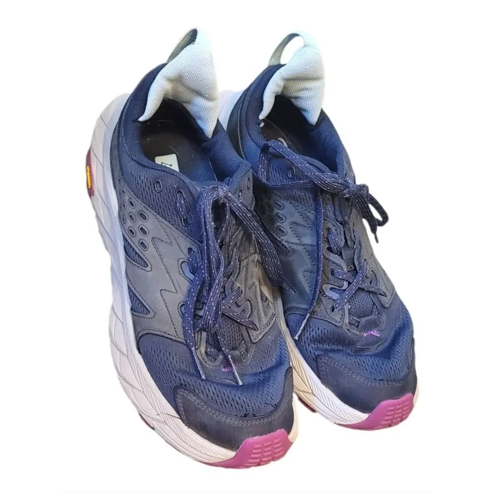 Hoka Navy Anacapa Breeze Athletic Running Shoes Women's Size 9